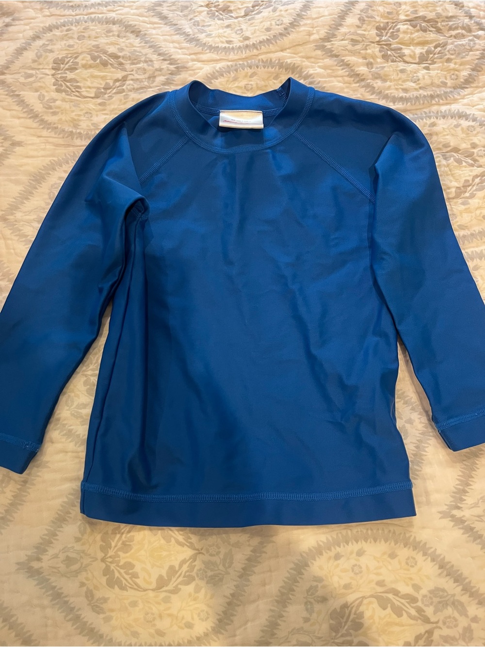 Hanna Andersson Blue Long Sleeve rash guard Shirt size 3t